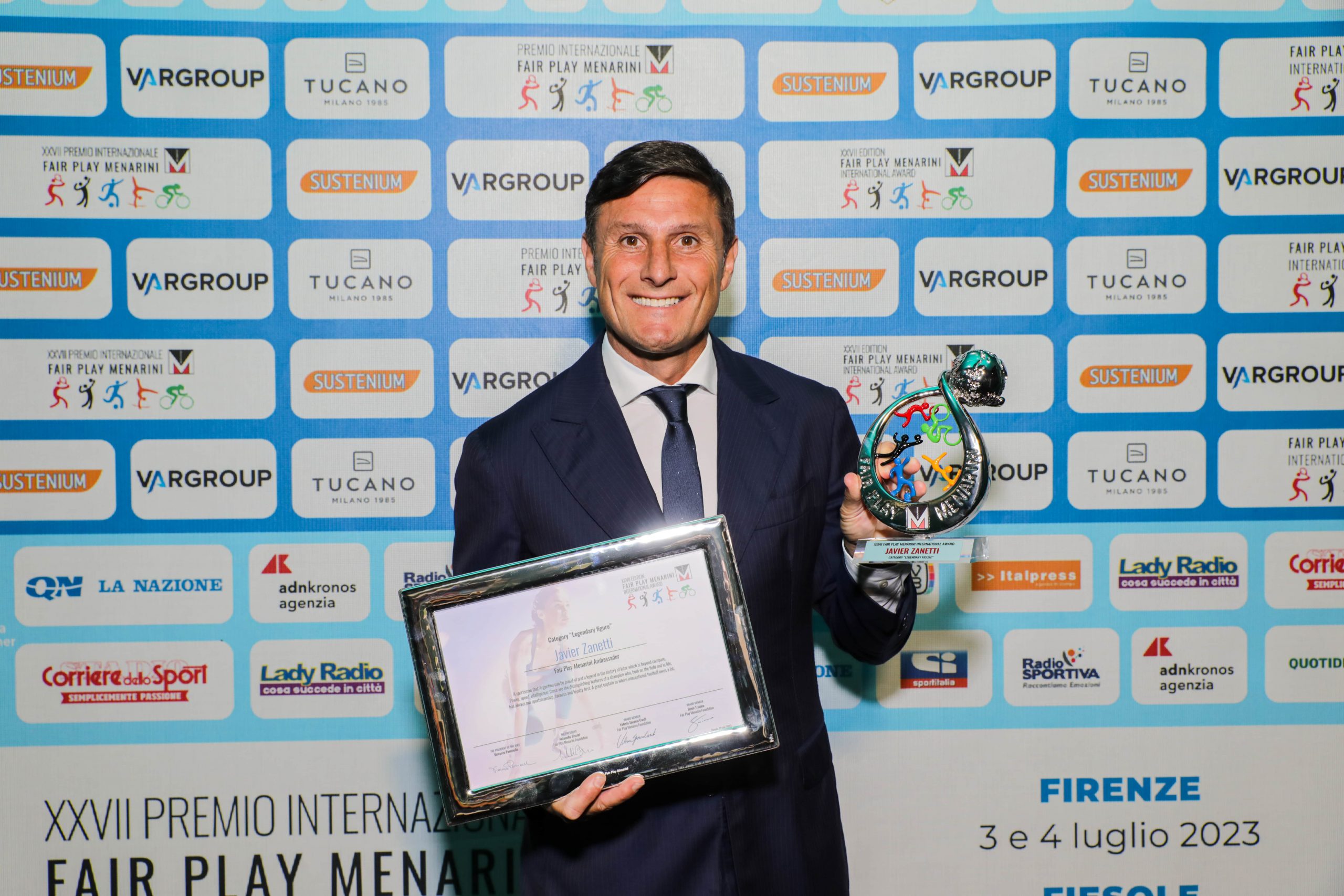JAVIER ZANETTI, “Legendary Figure” category